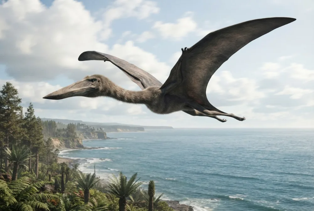 AI-billede af Titanopteryx