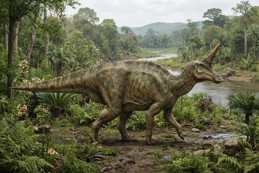 KI-Bild von Tsintaosaurus