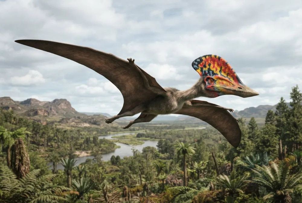 Immagine di Tupandactylus creata dall'IA