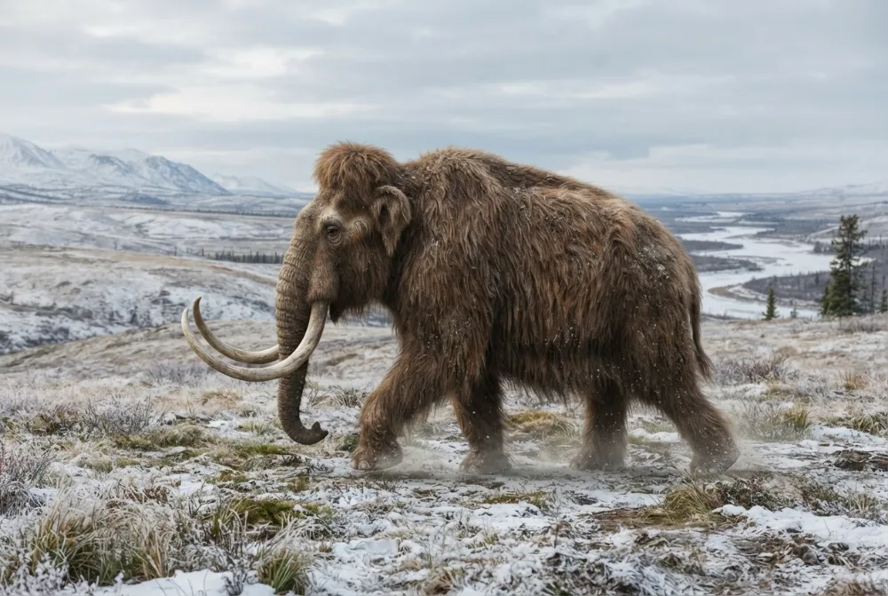 AI-billede af Woolly mammoth